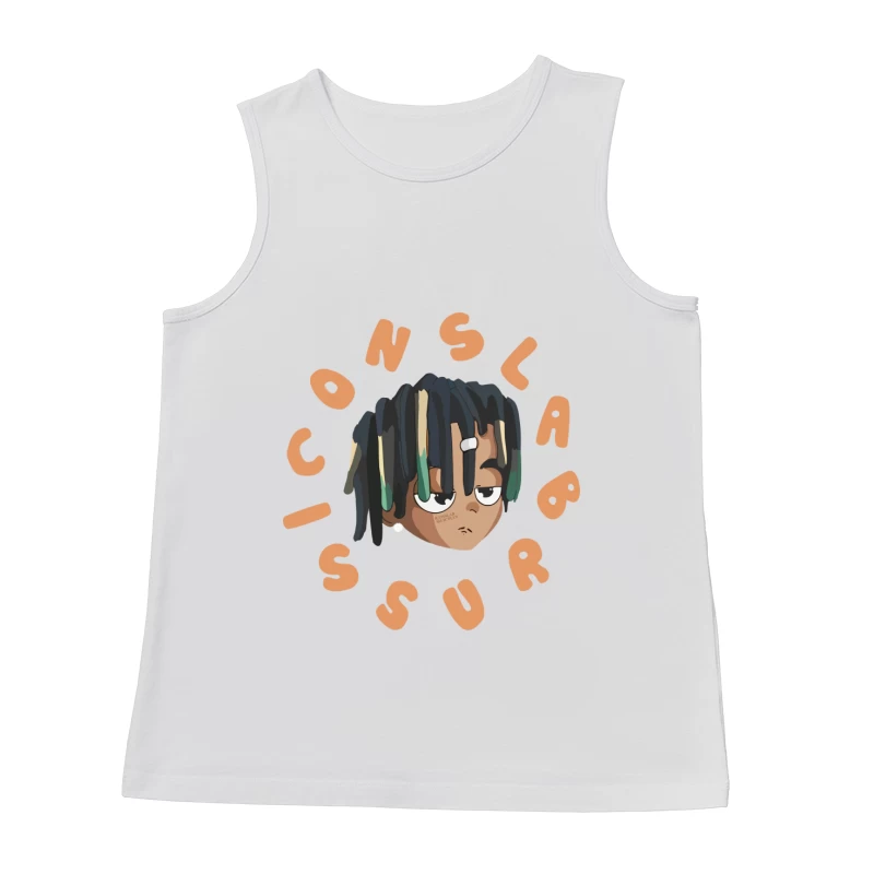 Stilvolle Cartoon-Dreadlocks-Kunst Herren Tanktops