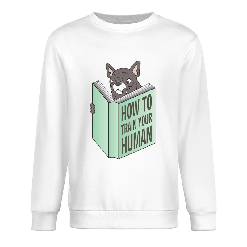 Chien livre drôle: comment entraîner votre humain Homme Sweat-shirt à enfiler