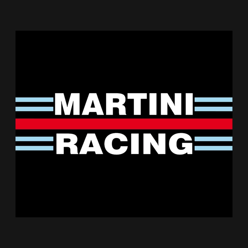 Iconic Martini Racing Logo: Italian Motorsport Legacy Mouse Pad
