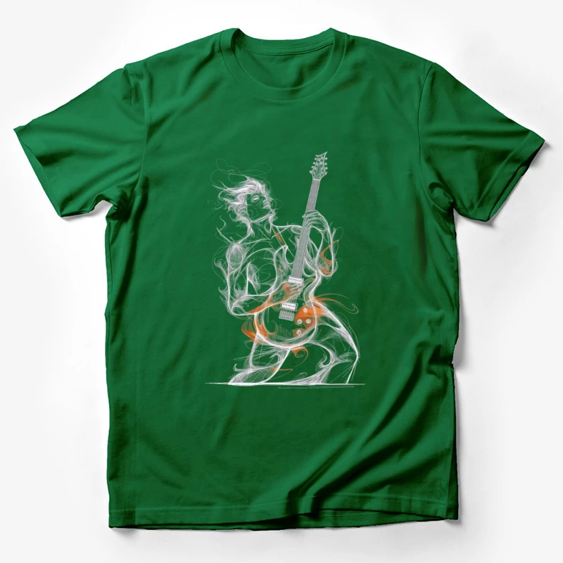Abstract Guitar Performer Art Male T-Shirt