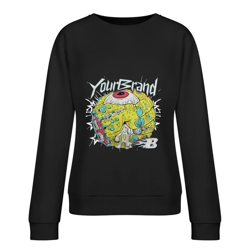 Design de Monstre Zombie Femme Sweat-shirt à enfiler