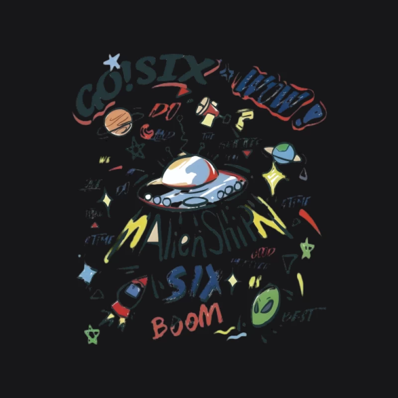 Aventure spatiale avec un vaisseau spatial extraterrestre Homme Sweat à capuche