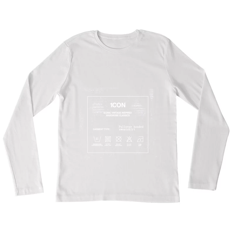 Pullover Kapuzenpullover Waschanleitung Damen Langarm T-Shirt
