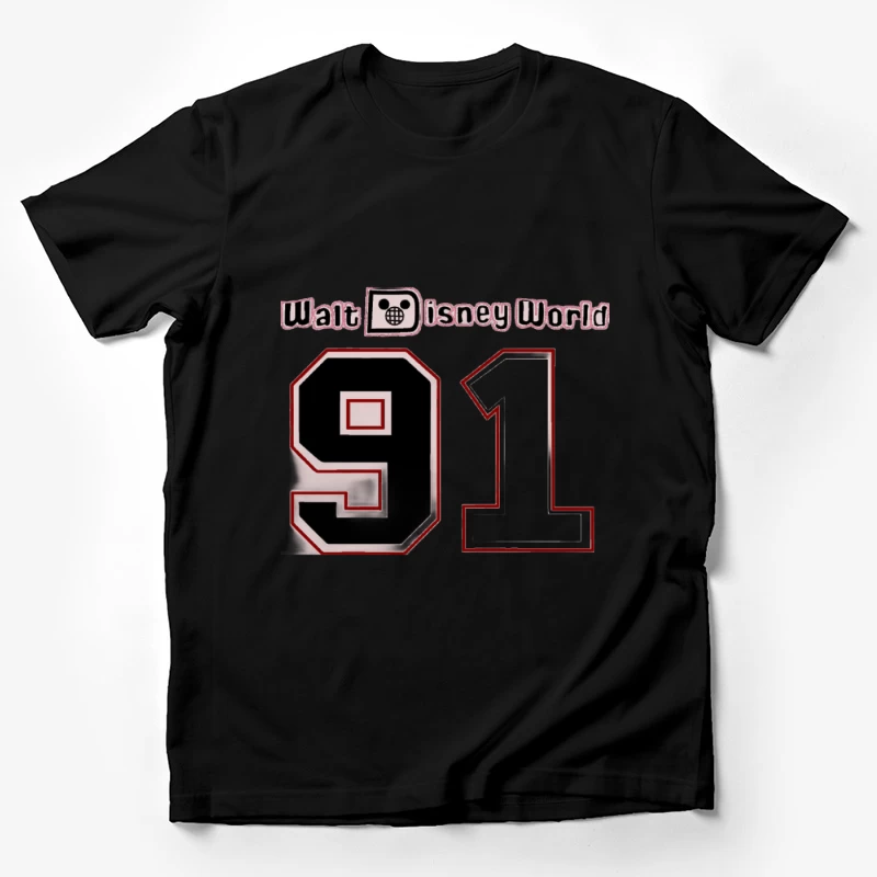 Retro Walt Disney World Design 91 Herren T-Shirt