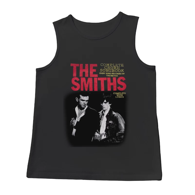 The Smiths Complete Chord Songbook with Lyrics - Vintage Band Photo Cover Male Tank Top