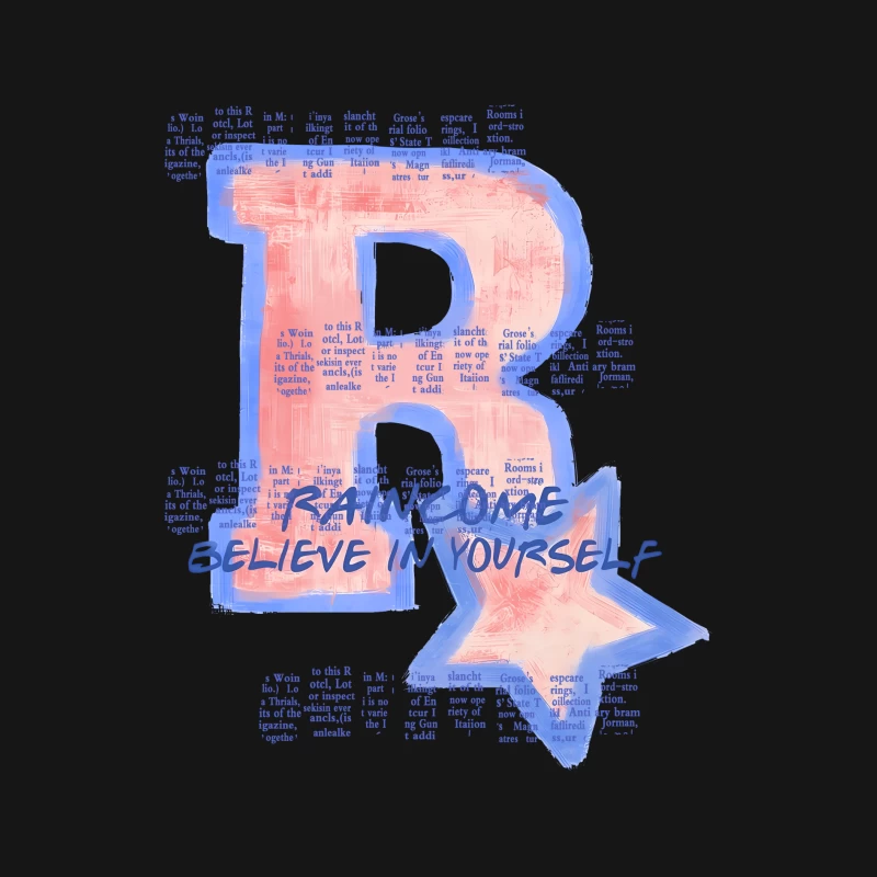 R-Stern-Motivation Damen Langarm T-Shirt