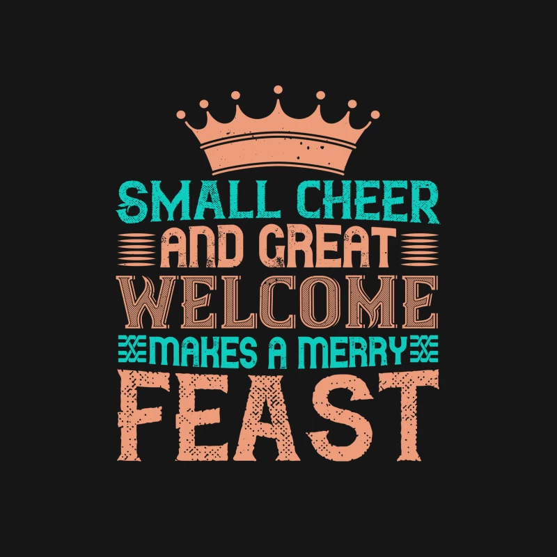 Citation inspirante pour un festin joyeux Femme T-Shirt
