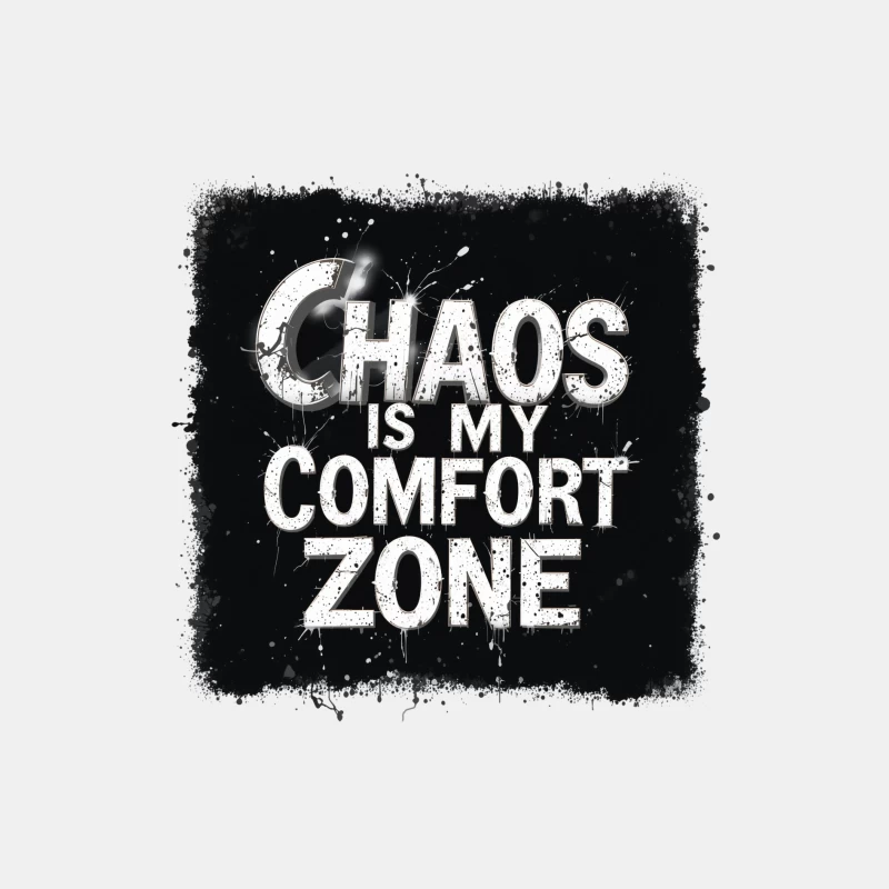Chaos Is My Comfort Zone Male Tank Top