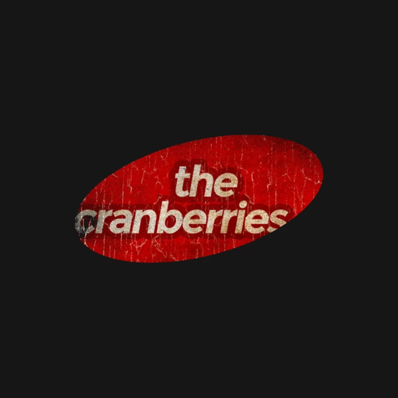 The Cranberries Vintage Band Logo in Red Male Long Sleeve T-Shirt