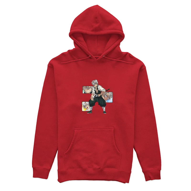 Personnage de Manga avec Épée Femme Sweat à capuche
