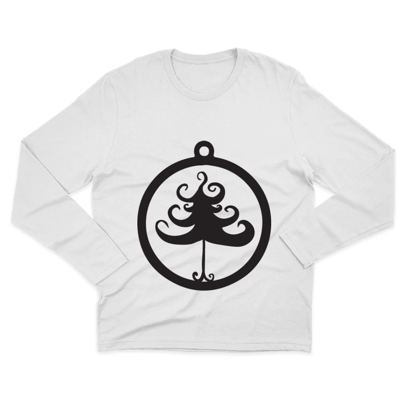 Ornement en forme d'arbre Homme Manches Longues T-Shirt