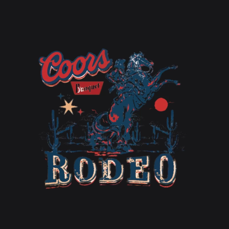 Graphique Thème Rodéo Coors Banquet Femme Sweat à capuche