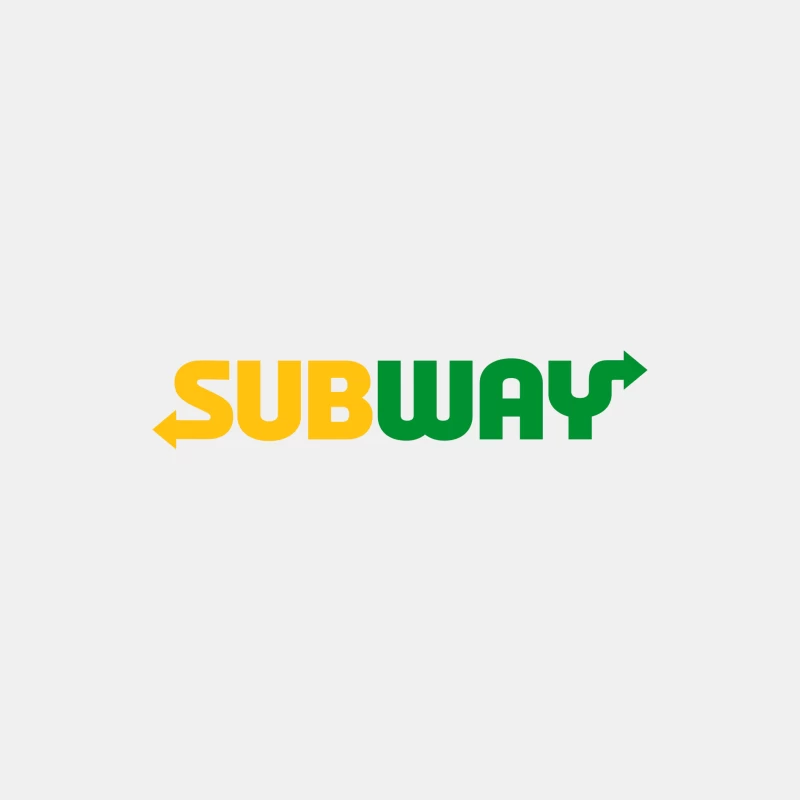 Subway Restaurant Logo Design Male Tank Top