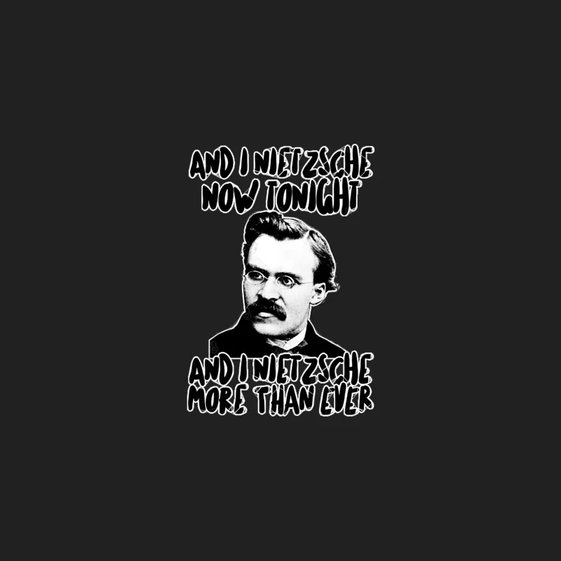 Friedrich Wilhelm Nietzsche Humor Lyric - Retro Styled Graphic Design Bucket Hat