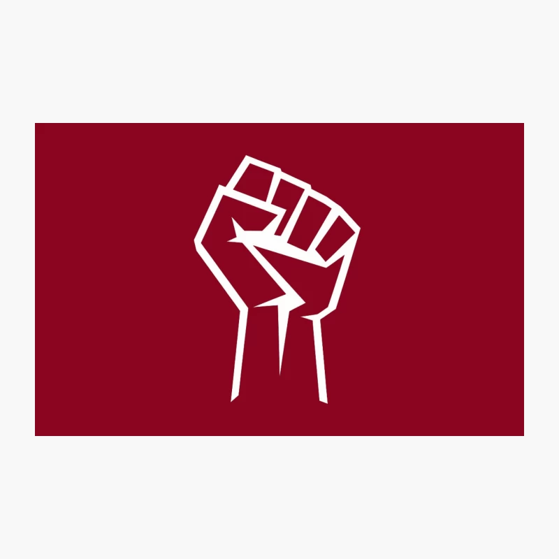 Raised Fist: Symbol of Protest and Solidarity Travel Mug