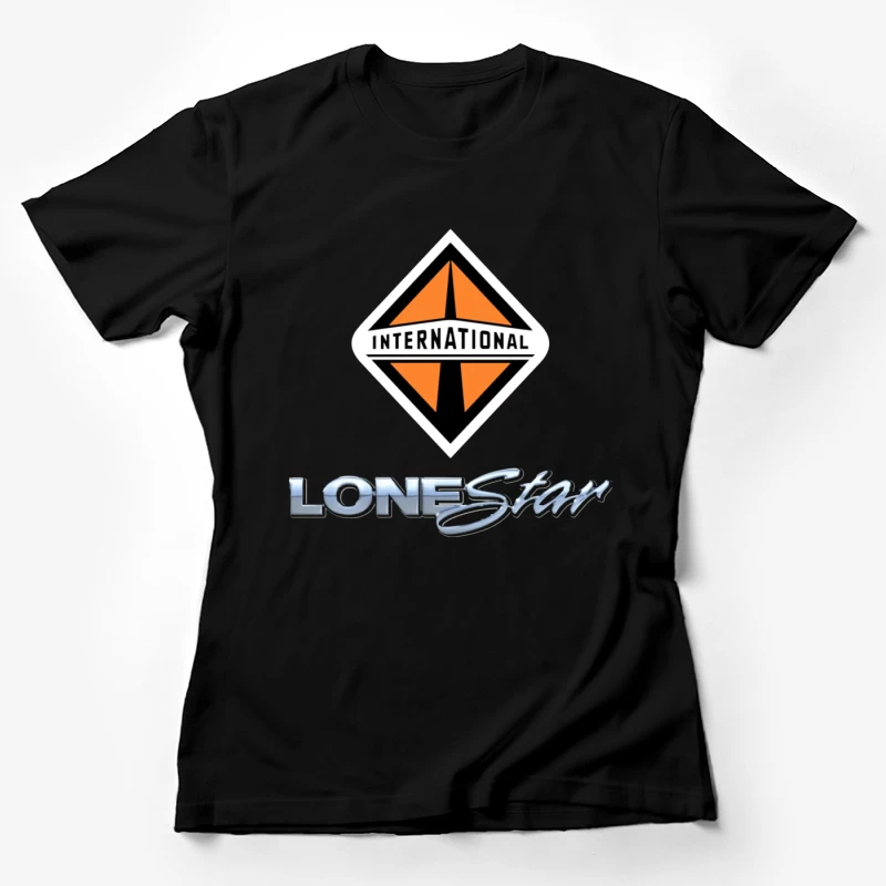 International Lonestar Truck Manufacturing Logo Design Female T-Shirt