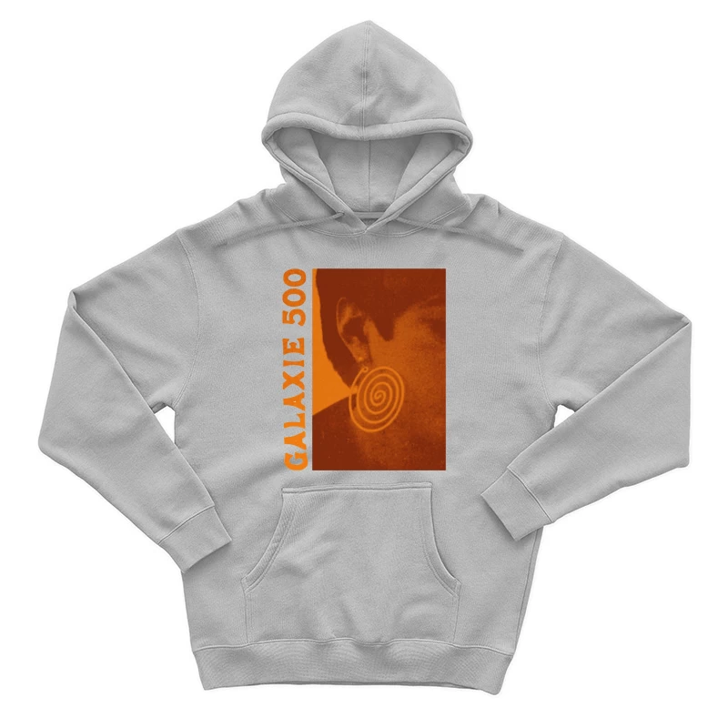 Vintage Sepia Album Cover with Spiral Design Male Pullover Hoodie