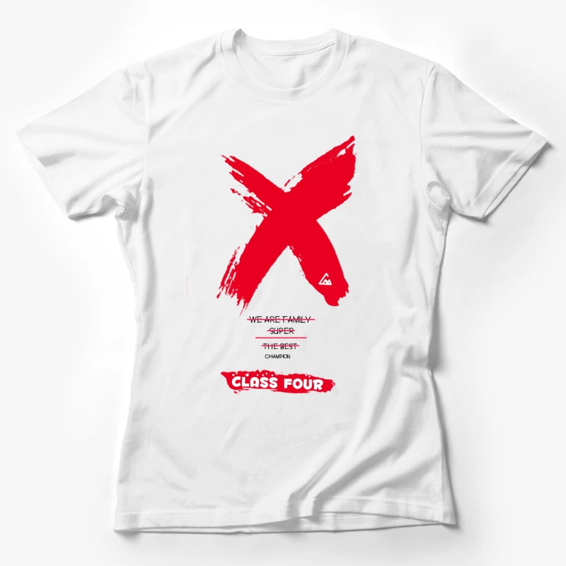 Gefahrensymbol und Warnhinweis, Klasse Vier Damen T-Shirt