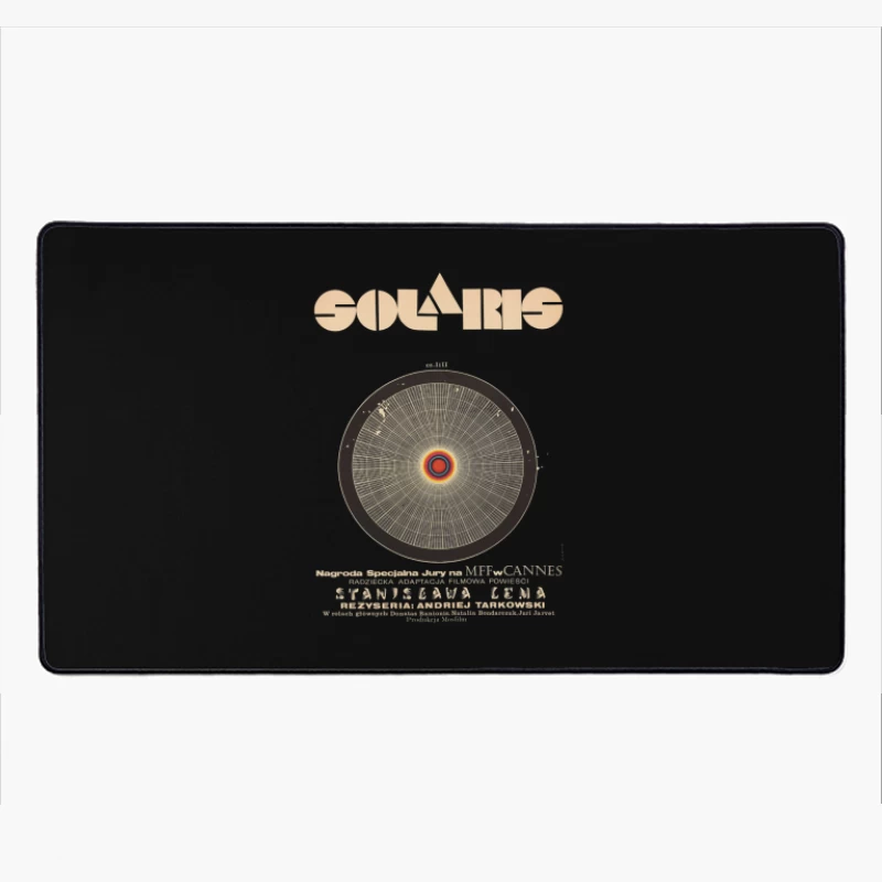 Solaris Vintage Tarkovsky Soviet Desk Mat