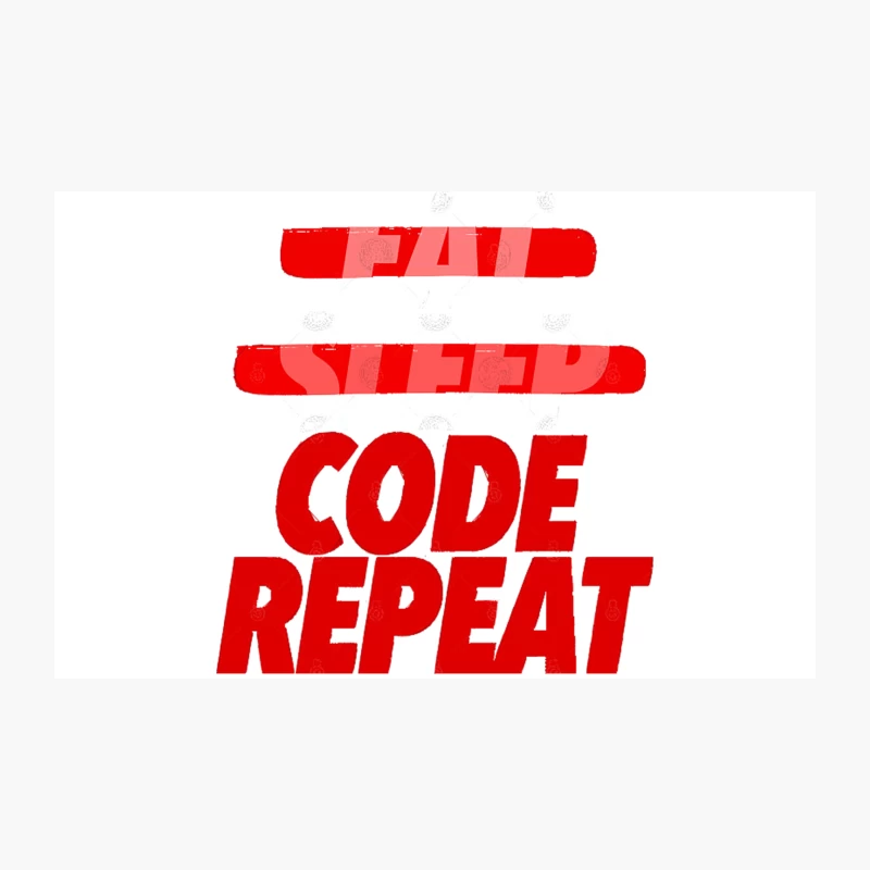 Eat Sleep Code Repeat - Computer Programmer CLI Travel Mug