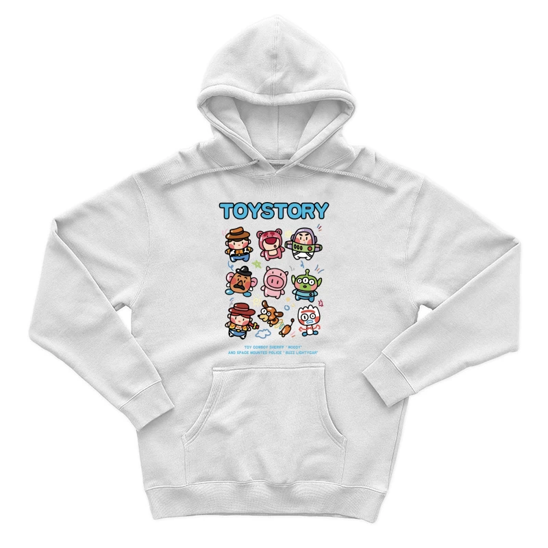 Niedliche Toy Story Charakterillustration Herren Pullover Hoodie