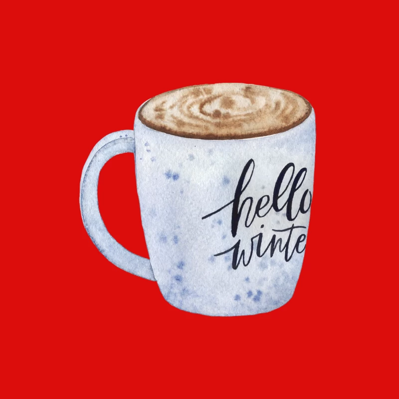 Tasse d'hiver avec cappuccino Homme Débardeur