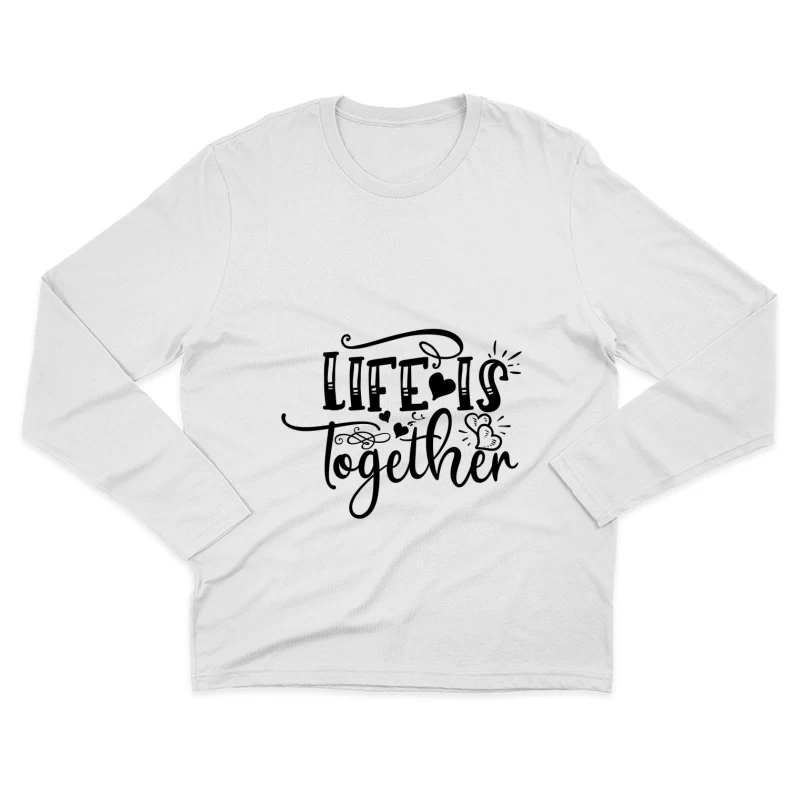 Signe de paix avec fleurs et soleil Homme Manches Longues T-Shirt