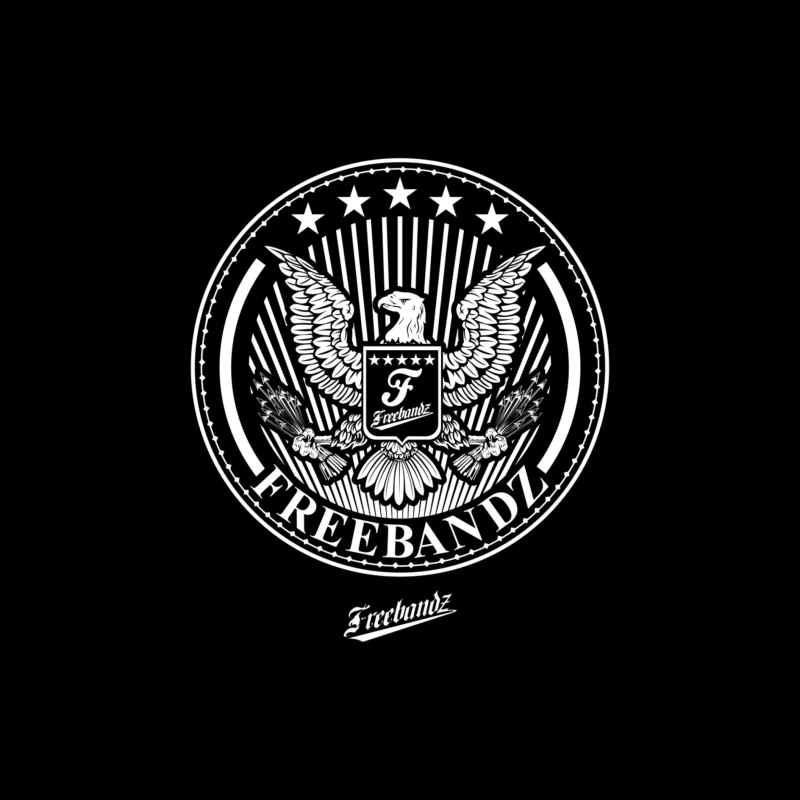 Freebandz logo Throw Pillow
