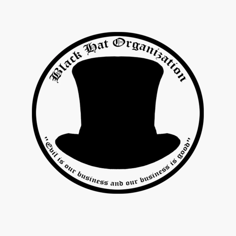 Black Hat Organization Cotton Tote Bag