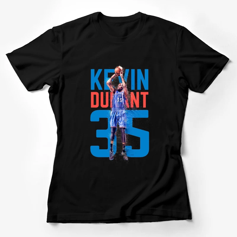 Basketball-Star Kevin Durant Sprungwurf Damen T-Shirt