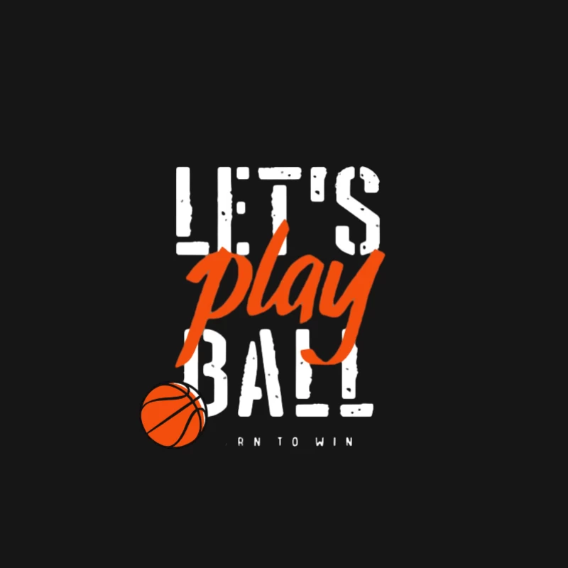 Basketball-Spielaufdruck mit motivierendem Slogan Damen Langarm T-Shirt