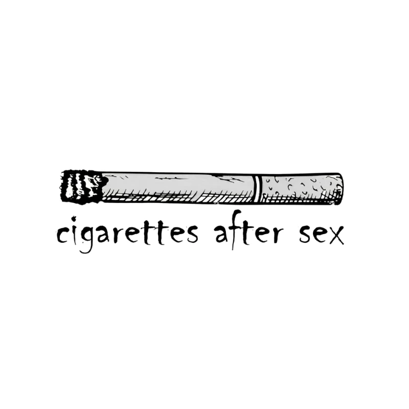 Cigarettes After Sex Logo Black Pin