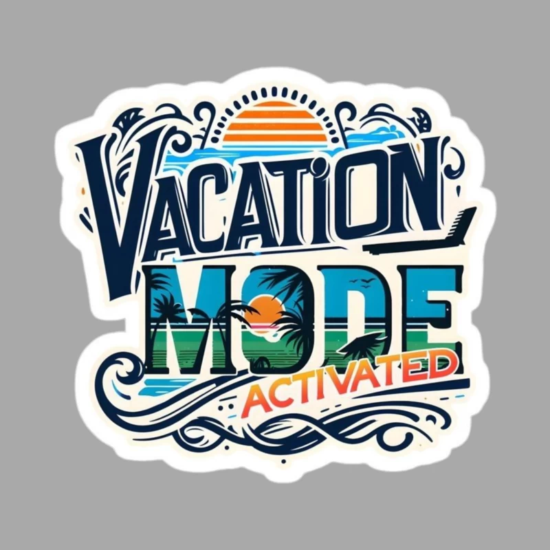Vacation Mode Activated: Embrace Travel and Relaxation Male Pullover Hoodie