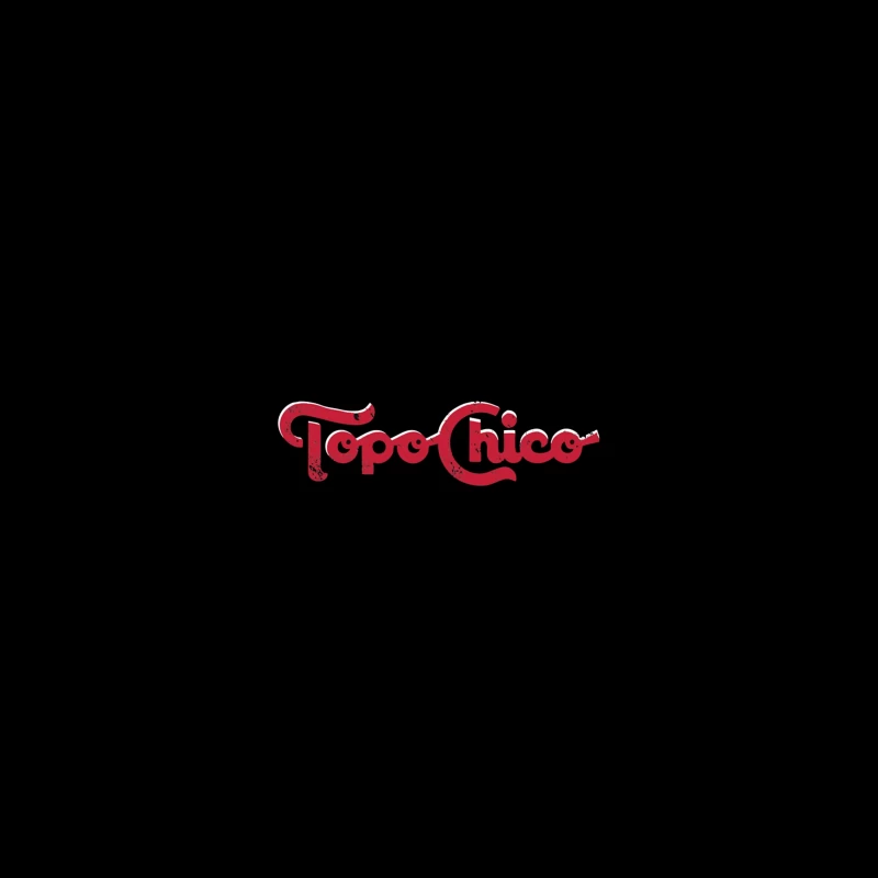 Vintage Topo Chico Red Logo Design iPhone Case