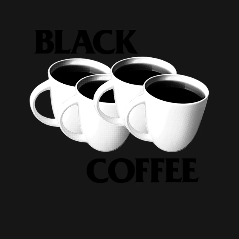 Black Coffee  Meme Parody Design Mouse Pad