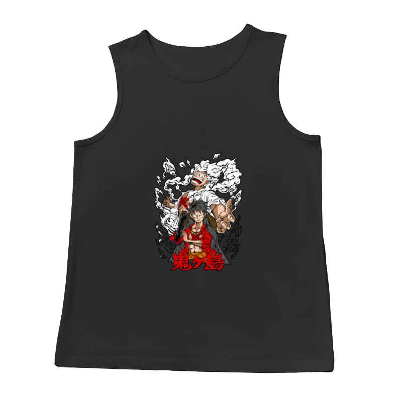 Anime Charaktere mit Energieaura Herren Tanktops