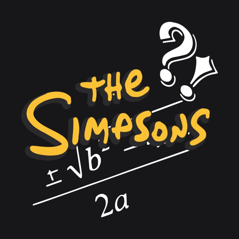 Simpsons-Mathematik-Rätsel Herren Pullover Hoodie