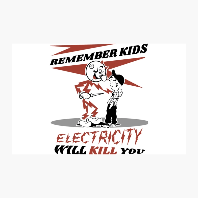 CIPS Vintage Ad - Electricity will kill you Travel Mug