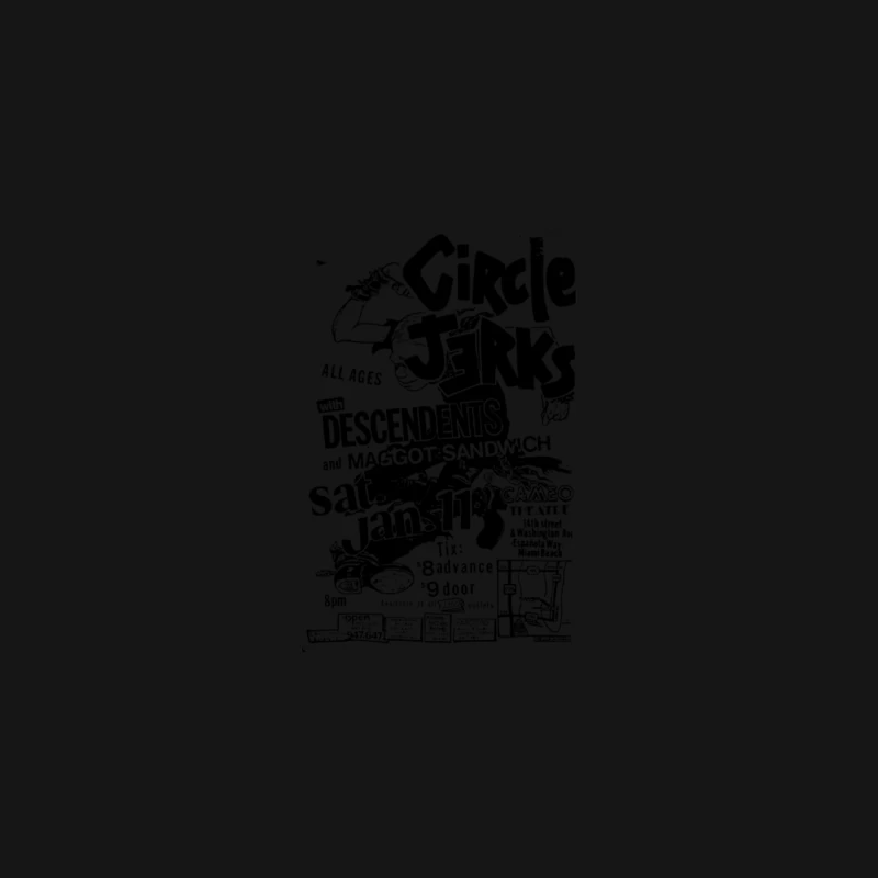 Circle Jerks Desk Mat