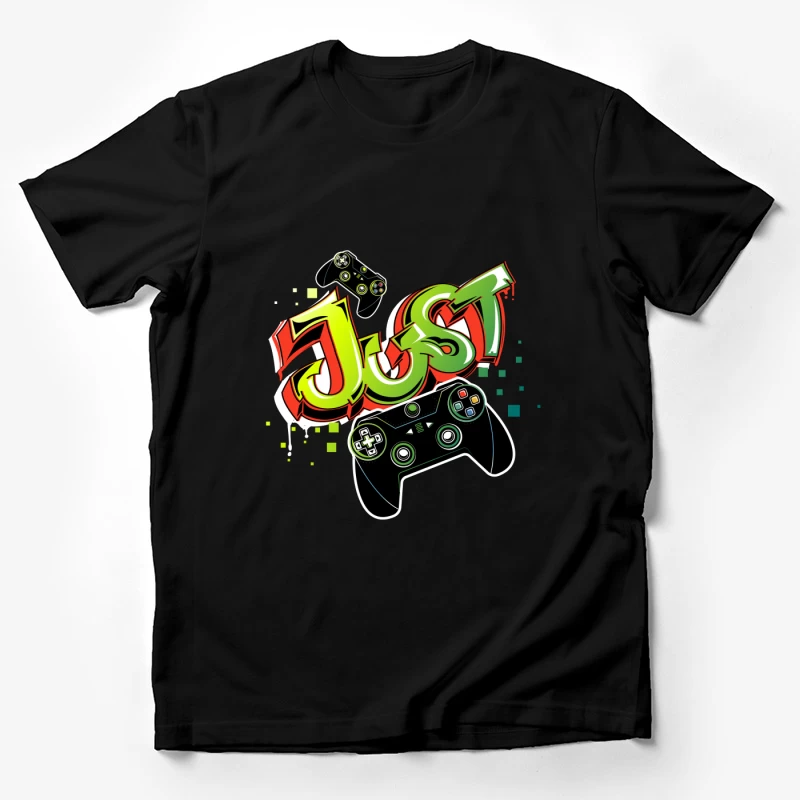 Buntes Gaming-Controller-Design Herren T-Shirt