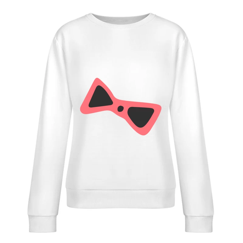 Noeud papillon stylisé Femme Sweat-shirt à enfiler