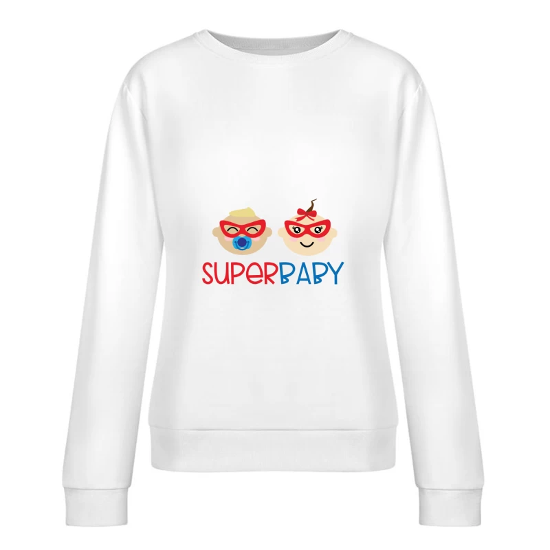 Super bébés masqués joyeux Femme Sweat-shirt à enfiler