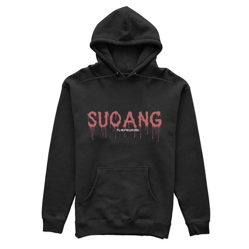 Mysteriöses Design mit stilisiertem Text Damen Pullover Hoodie
