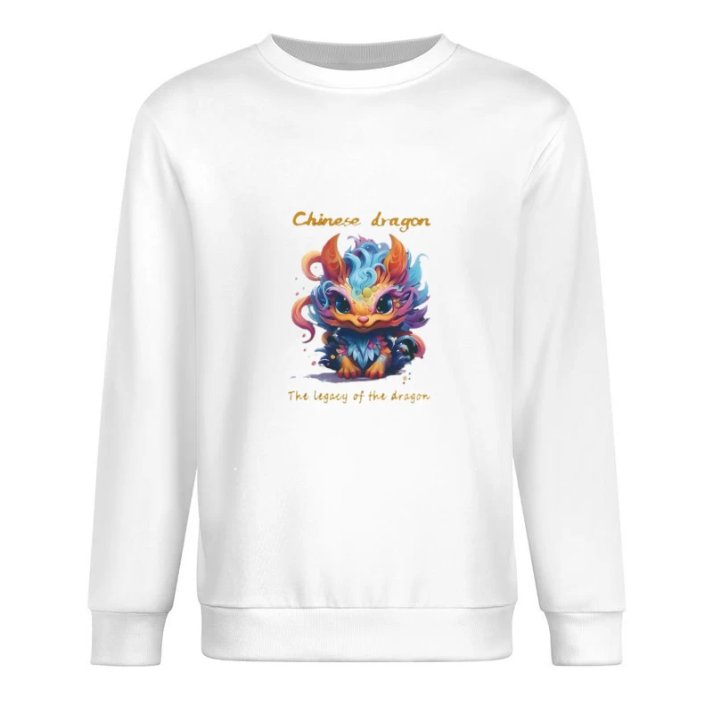 Bunter chinesischer Drachen: Das Vermächtnis der Drachen Herren Pullover Sweatshirt