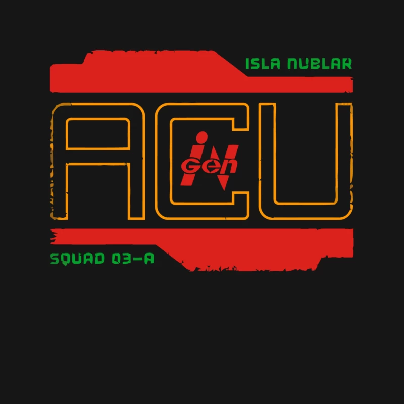 ACU Squad 03-A Logo from Isla Nublar Mouse Pad