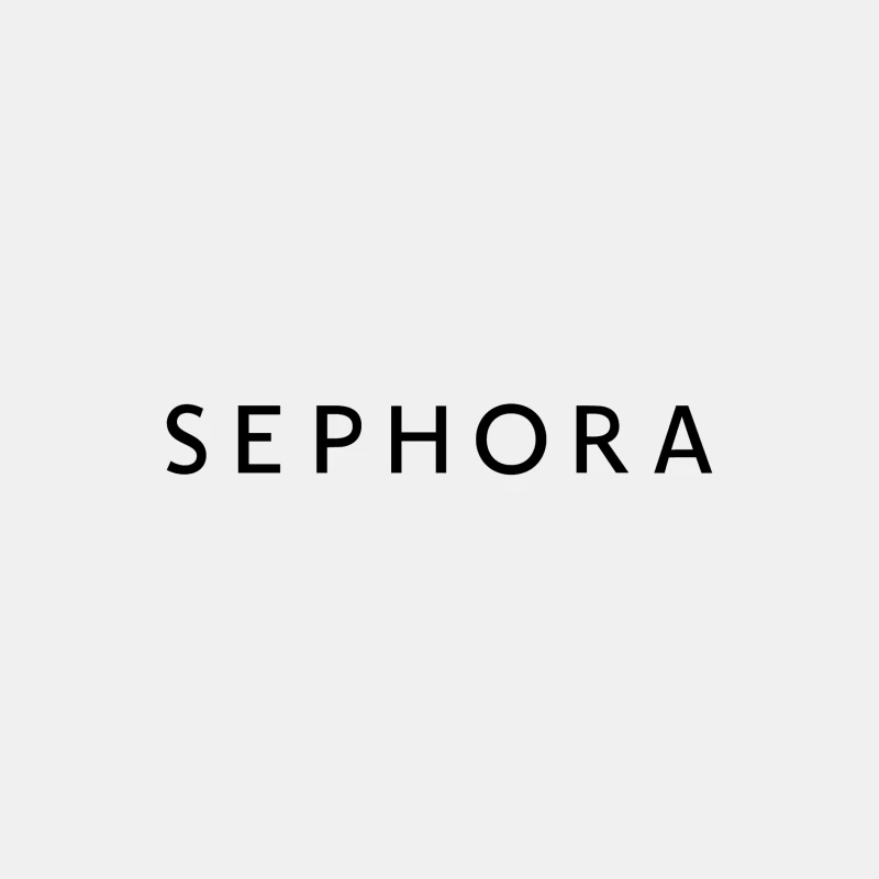 Sephora Black and White Corporate Logo Male Tank Top