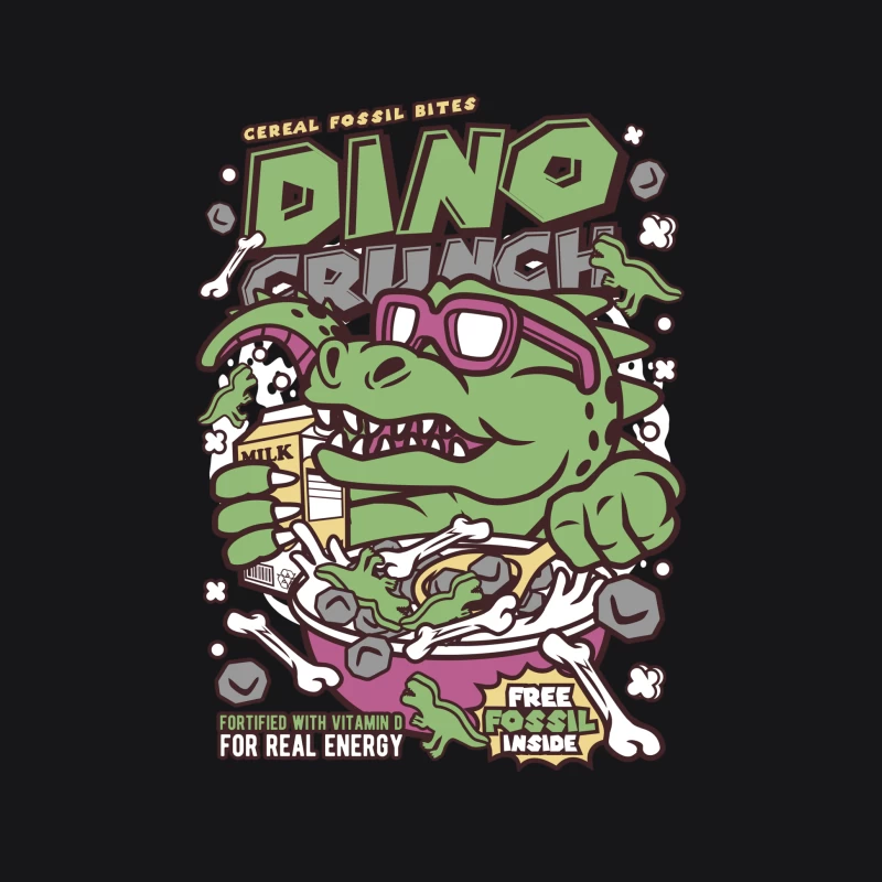 Céréales Dino Crunch avec Fossile Gratuit Homme Sweat à capuche