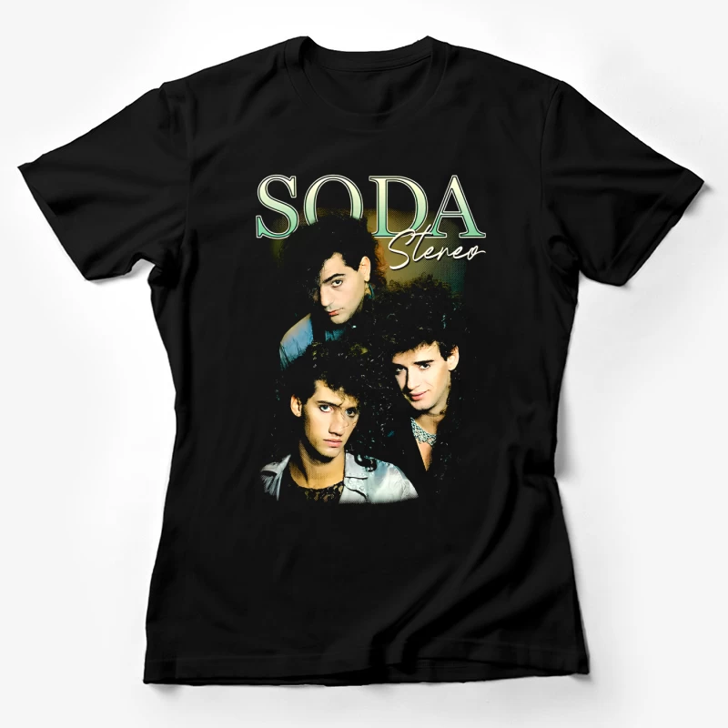 Soda Stereo Band Vintage Female T-Shirt