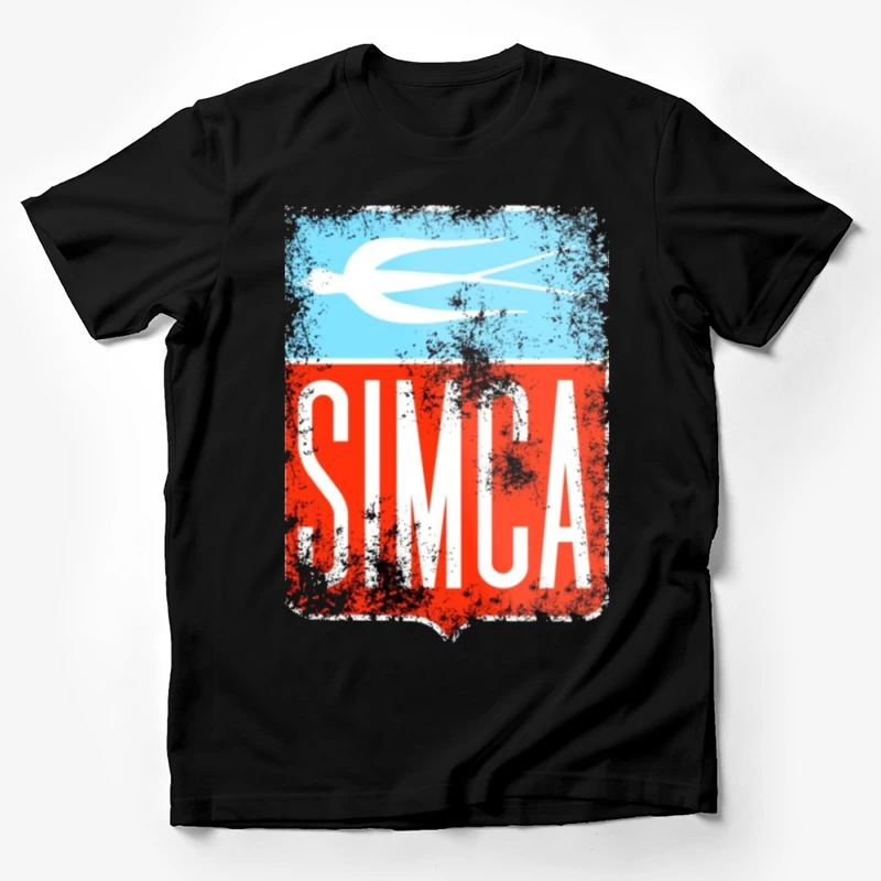 Vintage Simca old bird emblem Male T-Shirt