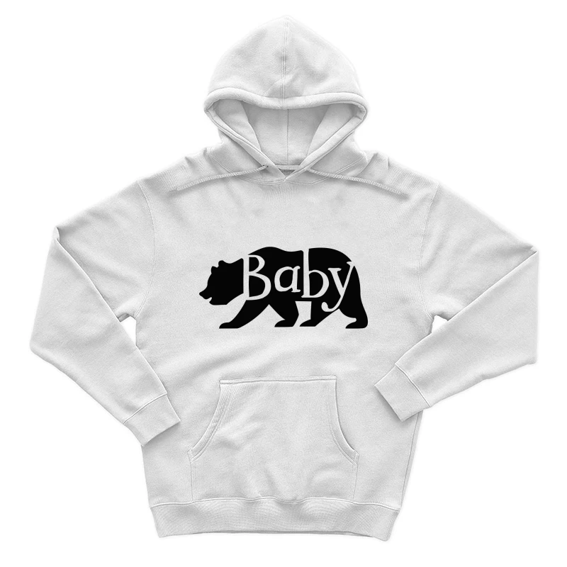 Silhouette d'ours avec texte Homme Sweat à capuche